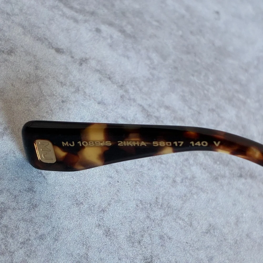 Marc Jacobs MJ 1089/S Tortoise Gold Octagon Sunglasses 58mm CAT 3 w/ Case NWOT